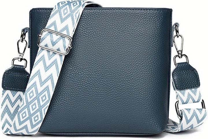 Immagine prodotto Only-Bags.Store Kunstleder Crossbody Umhängetasche, Solid Farbe Messenger Satchel Geldbörse, Casual Fashion