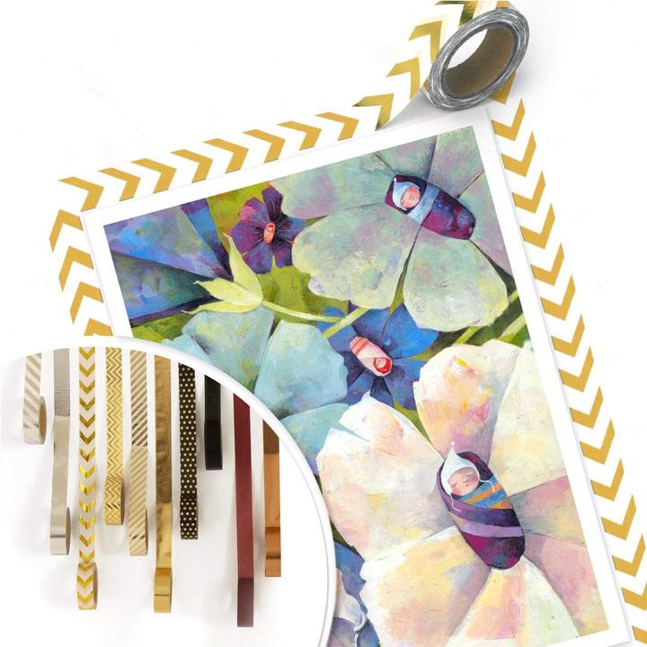Image du produit Trenddeko Blanz - Bébés fleurs (40 x 50 cm)