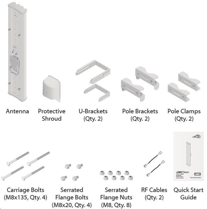 Actual product image Ubiquiti AM-5G20-90: Base station antenna (5G)