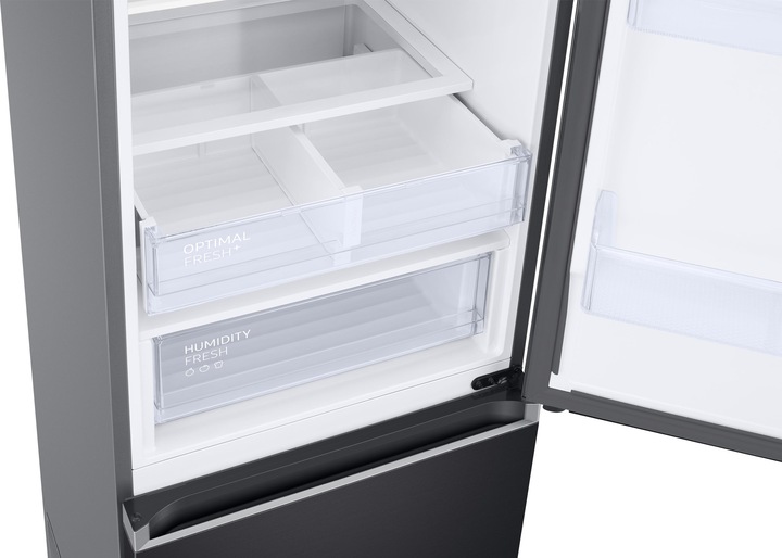 Produktbild Samsung RB38C607AB1/EF - Koel-vriescombinatie - Zwart - Met Wi-Fi (387 l)