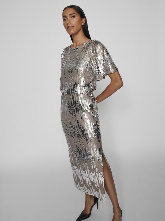 Actual product image Vila Viamaya S/S Sequin Ankle Dress/Dc (36)