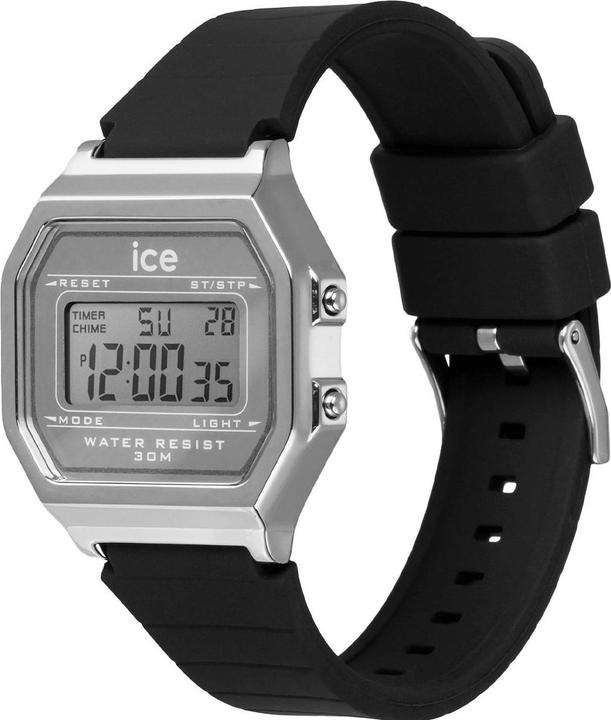 Immagine prodotto ICE Watch ICE-Watch ICE digit retro - Metallo argentato a specchio - Nero - Orologio da polso piccolo (Orologio digitale, 32 mm)