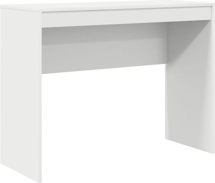 Image du produit VidaXL Bureau Blanc Panneau de particules Moyen Simple Rectangulaire (100 x 40 x 76 cm)