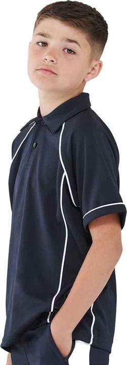 Produktbild Finden & Hales Performance Poloshirt Kontrastpaspel (128)