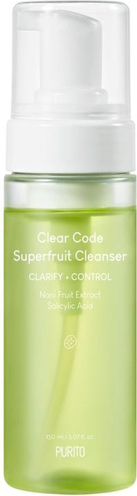 Actual product image Purito Clear Code Superfruit Cleanser (Cleansing Foam, 150 ml)