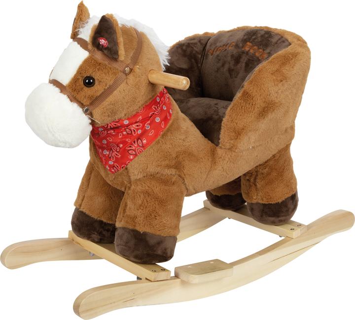 Actual product image small foot Rocking horse with seat