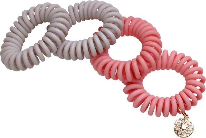 Image du produit Trisa Body Mind and Soul Spirale Chouchou Yoga Rose 4cm (Élastiques à cheveux)