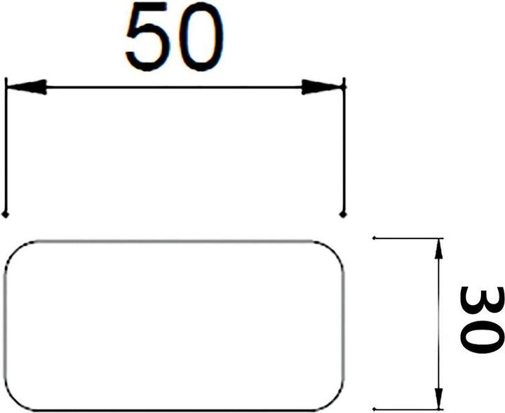 Actual product image OK-Line Wooden rectangular handrails (Solid wood)