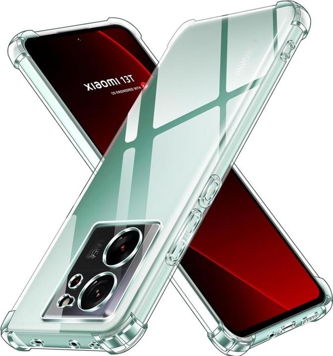 Actual product image Screenguard Xiaomi 13T Case Crystal Soft Airbag Bumper (Xiaomi 13T)