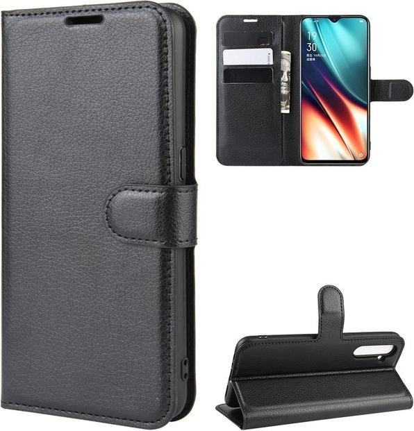 Actual product image MU Classic Litchi Leather Bookcover Series (Realme XT, Realme X2)
