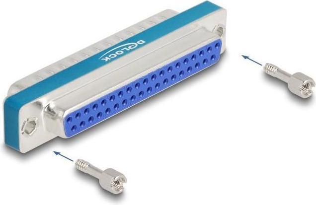 Actual product image Delock HF/EMI interference suppression filter D-Sub 37 pin plug to socket m