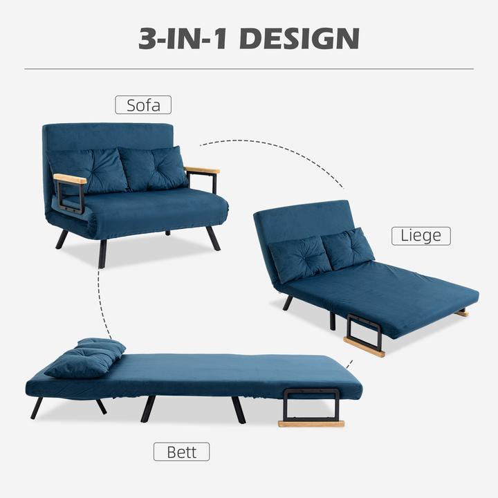 Actual product image Homcom Sofa bed (2 person sofa)