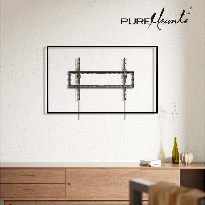 Image du produit PureMounts Wandhalterung PM-BT610 Schwarz (Mur, 45 kg, 37" - 80")