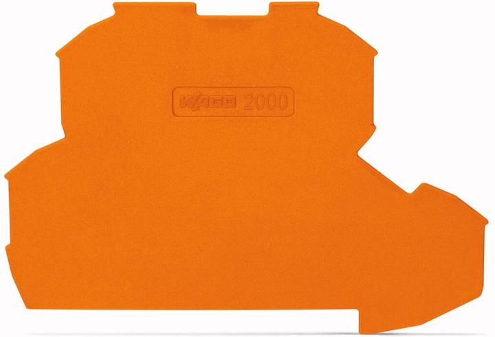 Image du produit Wago Plaque de fermeture/intermédiaire série 2000 rastb 2000-2292