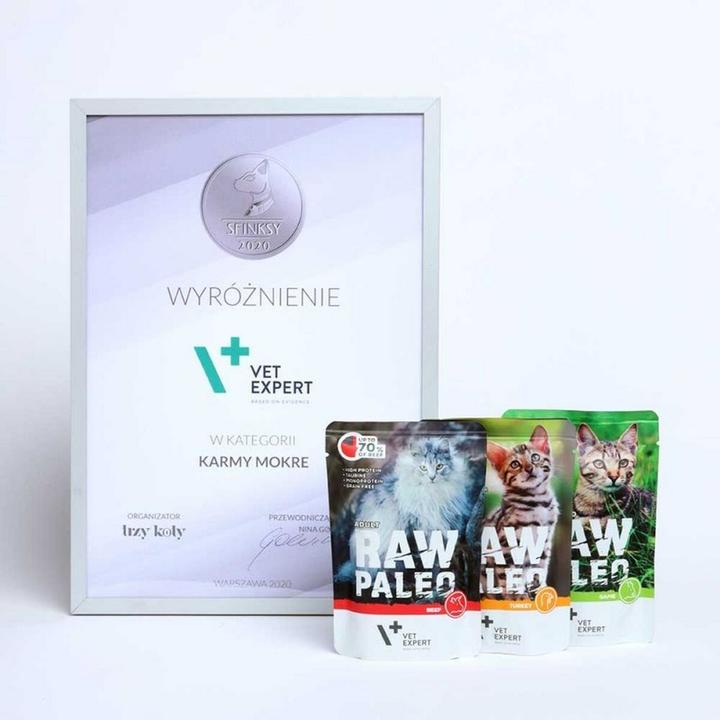 Produktbild Vetexpert Raw Paleo Wet Food Cat Adult Beef 100g (Adult, 1 Stk., 100 g)