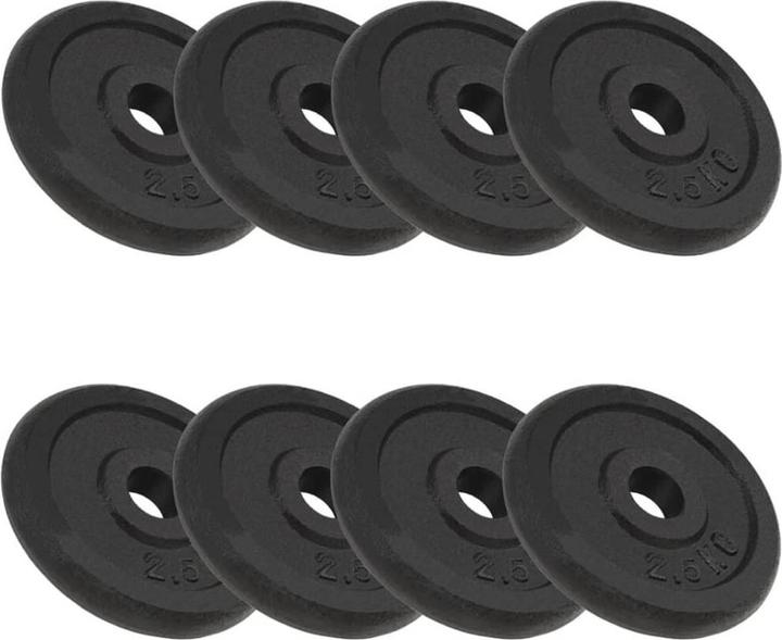 Immagine prodotto vidaXL Hantelscheibe (8 x 2,5 kg)