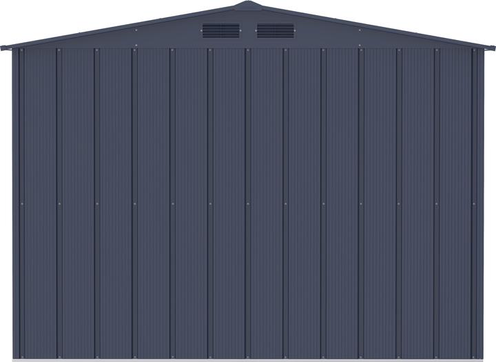 Actual product image Tepro Eco 8x6 shed, anthracite/white