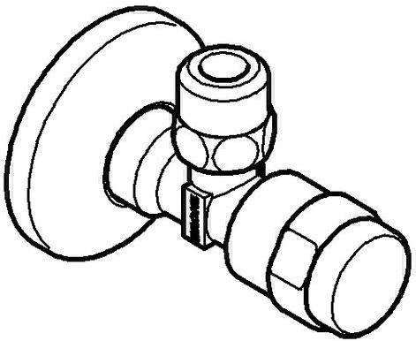 Produktbild Grohe Egaplus Eckventil 41263000 chrom