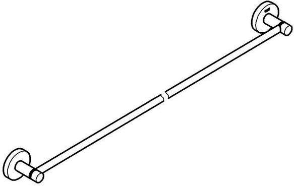 Productafbeelding Grohe Handdoekstang Essentials 80 cm warm sunset geborsteld 40386DL1