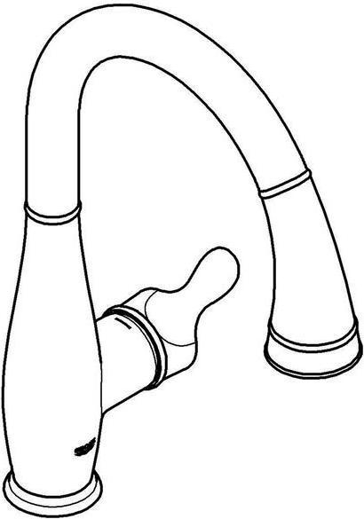 Image du produit Grohe Robinet de cuisine avec douchette Parkfield supersteel mat 30215