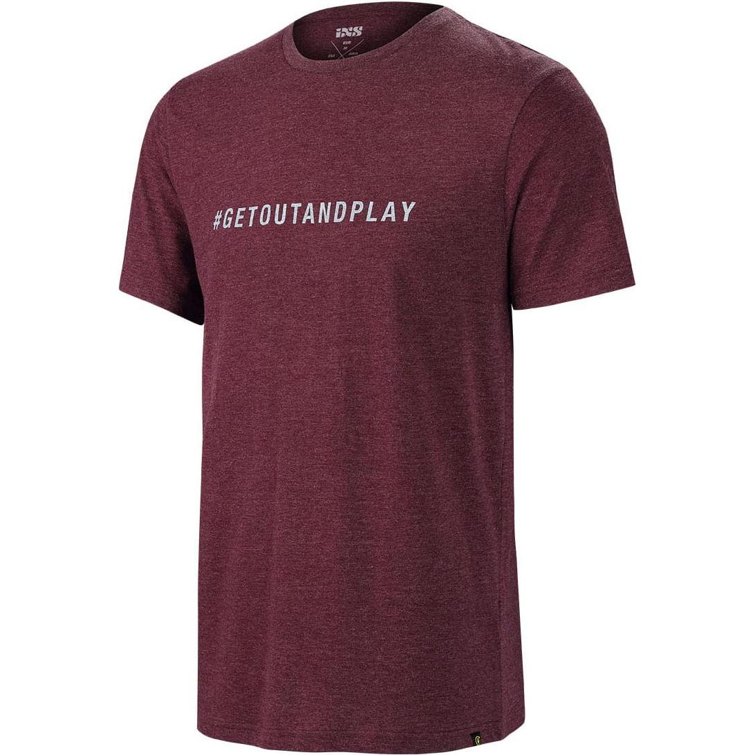 iXS, Herren, Velotrikot, T-Shirt organic (getoutandplay) (S), Violett, S