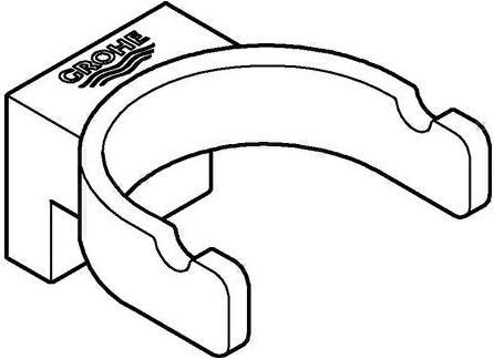 Produktbild Grohe Haken Selection doppelt warm sunset poliert 41049DA0