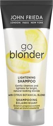 Produktbild John Frieda Go Blonder Lightening Shampoo for Blonde Hair Travel Size 75ml (75 ml, Flüssiges Shampoo)