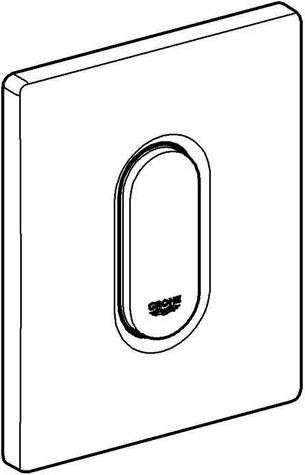 Produktbild Grohe Arena Cosmopolitan Betätigungsplatte, für Urinal, chrom