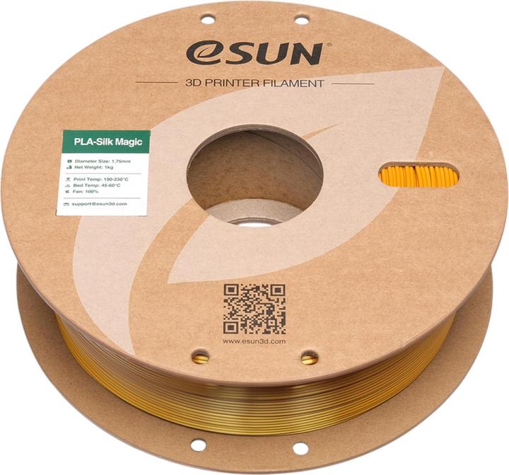 Productafbeelding eSUN EPLA-SILK MAGIC 1,75mm PURPLE GOLD 1kg (PLA, 1.75 mm, 1000 g, Veelkleurig)