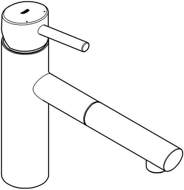 Immagine prodotto Grohe Küchenarmatur mit Handbrause Concetto chrom glänzend 31129001