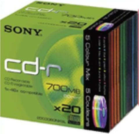 Produktbild Sony 20-Pack CD-R - 48x Speed (20 x)