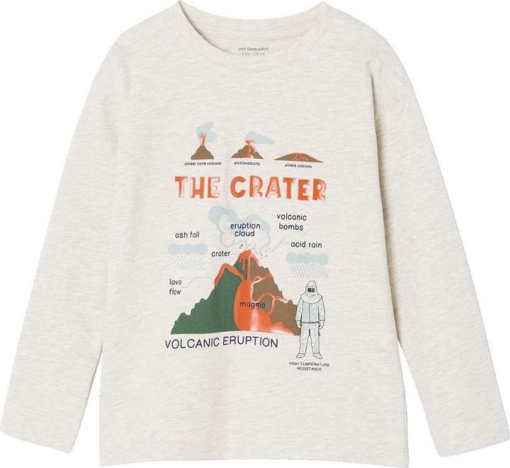 Immagine prodotto Vertbaudet Jungen Shirt mit Relief-Print vorn (128)