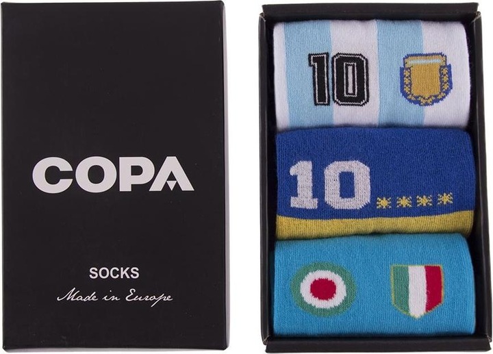 Copa Football Maradona Freizeitsocken Box Set | Maradona Napoli Boca Juniors Argentinien Freizeitsocken (40 - 46)