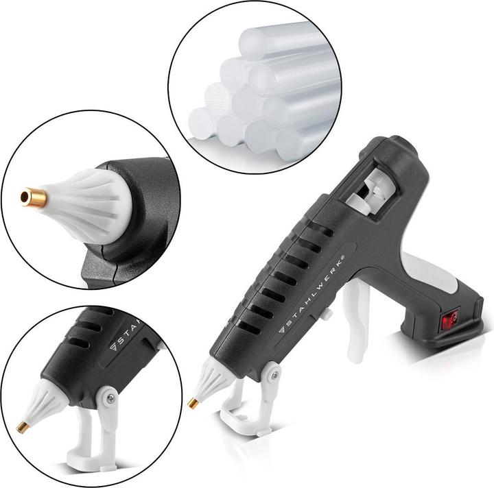 Produktbild Stahlwerk Heissklebepistole HKP-250 ST mit Rückschlagventil und 250 Watt