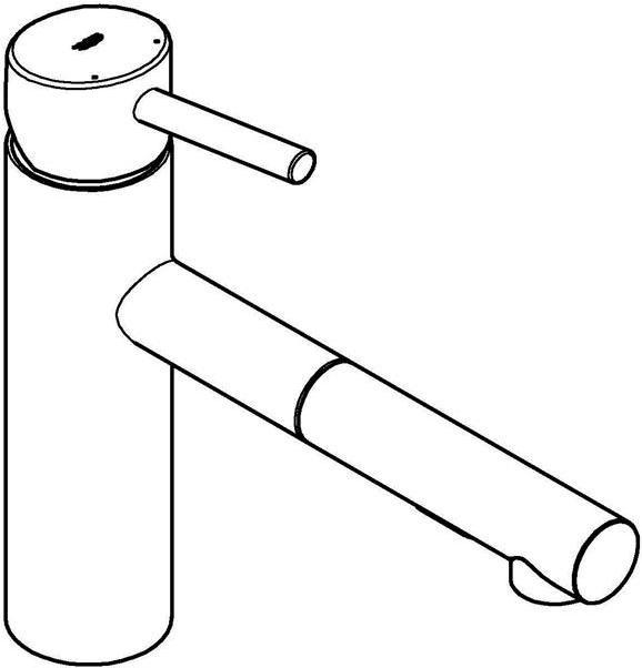 Immagine prodotto Grohe Küchenarmatur mit Handbrause Concetto supersteel matt 30273