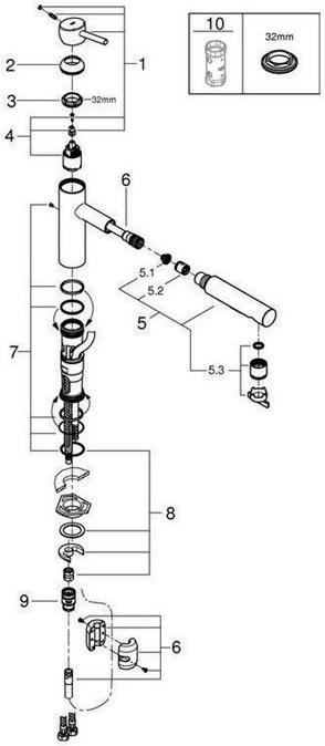 Immagine prodotto Grohe Küchenarmatur mit Handbrause Concetto supersteel matt 30273