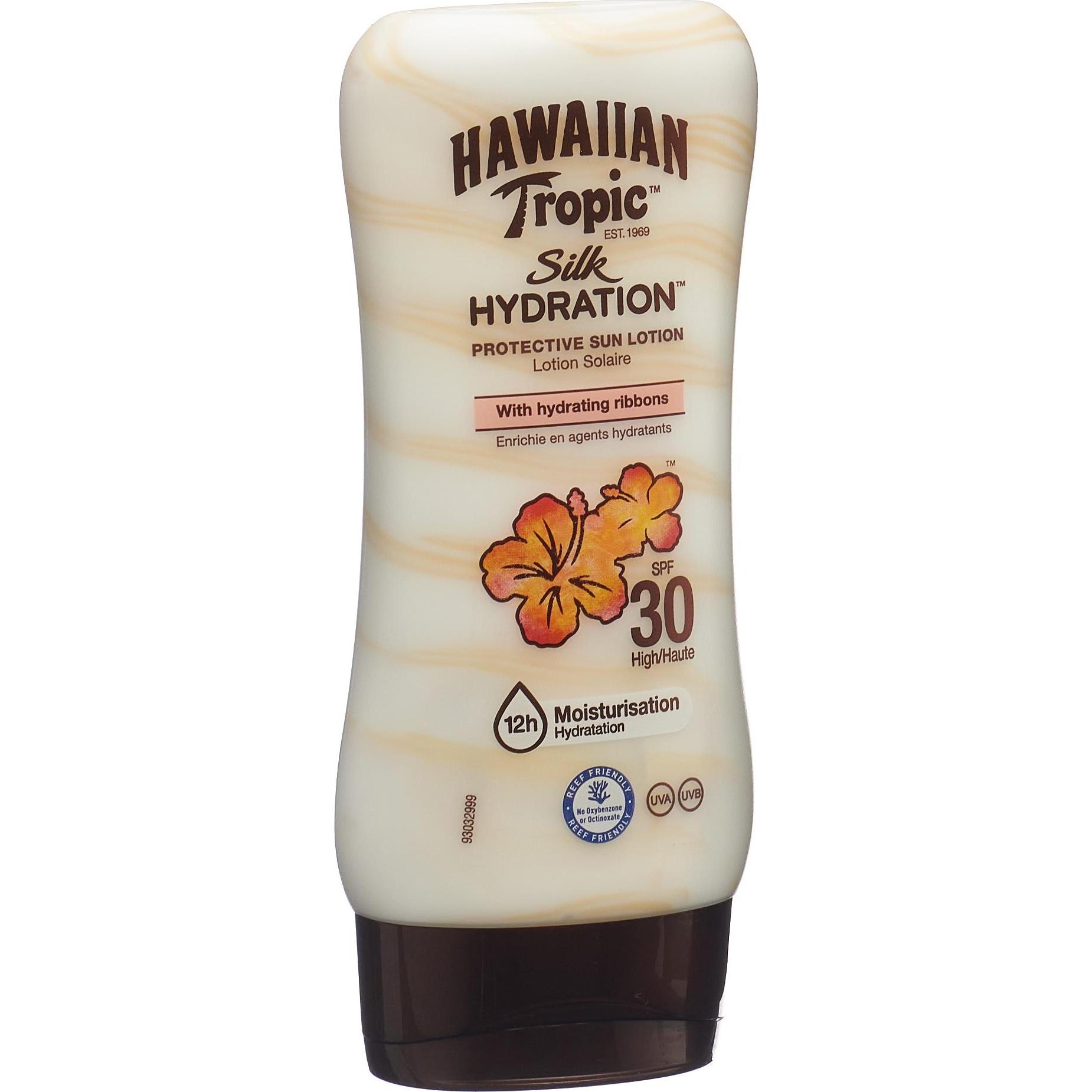 Thumbnail - Hawaiian Tropic, Sonnencreme, Silk Hydration (Sonnencreme Gesicht, SPF 30, 180 ml, 222 g)