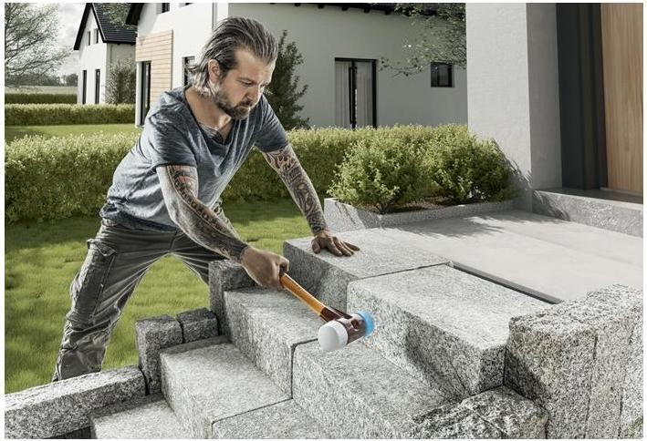 Image du produit Halder Marteau de protection SIMPLEX 40 TPE-soft/TPE-mid TE SIMPL (620 g)
