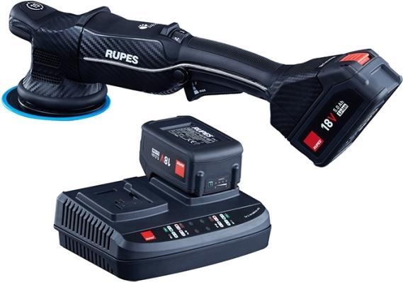 Actual product image Rupes HLR15/CB2/STD iBrid Bigfoot eccentric polisher 125mm 18V 5.0Ah Li-Ion (Eccentric polisher)