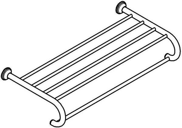 Actual product image Grohe Multi Bath Towel Holder ESSENTIALS AU 586mm chrome