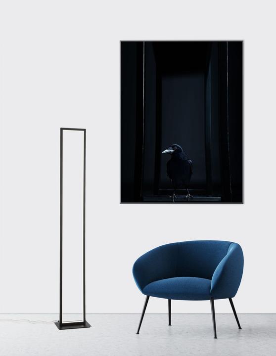 Immagine prodotto Nova Luce WENNA Lampada da terra a LED nera 38W bianco caldo 26x16x153cm 9500812