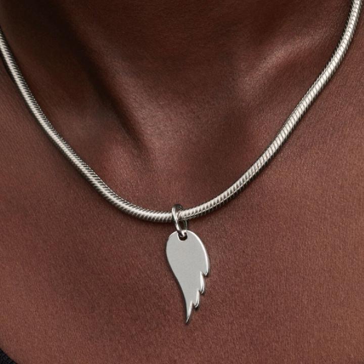 Immagine prodotto Pandora Engelsflügel-Plakettenanhänger mit Gravuroption (Argento 925)