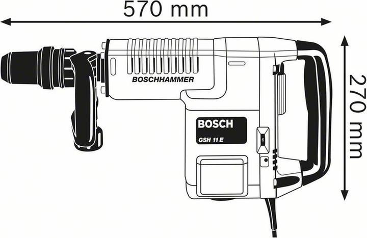 Produktbild Bosch Professional Schlaghammer mit SDS-max GSH 11 E (Netzbetrieb)