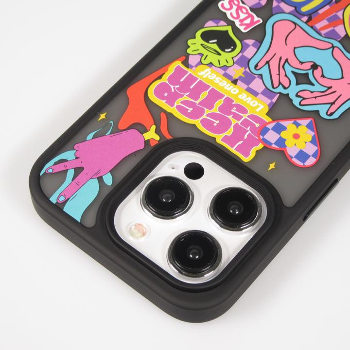 Immagine prodotto PhoneLook Coque Gel blur stickers Keep Calm trasparente (Apple iPhone 15 Pro Max)