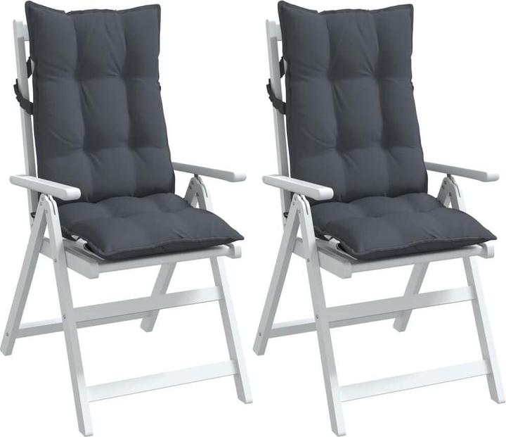 Productafbeelding vidaXL Hoge rugkussens 2 stuks. Oxford stof (120 x 50 x 7 cm)