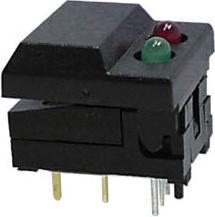 Produktbild Velleman Digitast Dip Push-Button Switch Black Cap Red Green Led