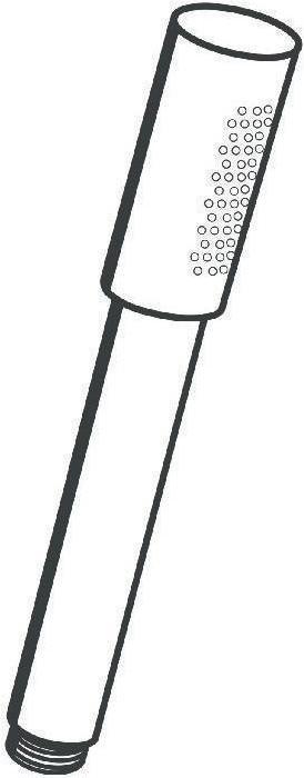 Actual product image Grohe Hand shower Sena Stick 28034000 chrome (1 Beam type, 18 l/min)