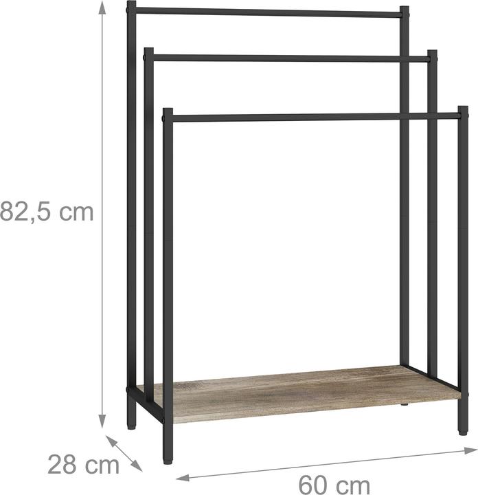 Actual product image Relaxdays towelrack