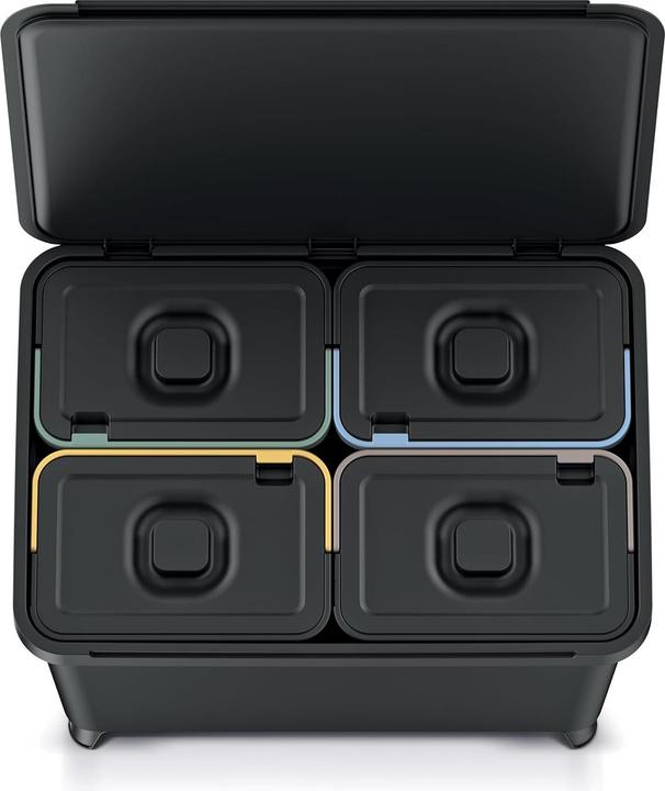 Produktbild YourCasa Mülltrennsystem mit 4 Fächern und Fusspedal (40 l)