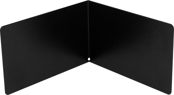 Idena Buchstützen Metall 14x14x8,5cm schwarz 4er